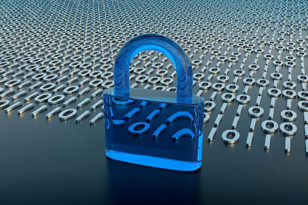 Cybersecurity  >  locked binary code